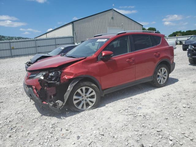 JTMDFREV2D5005704 - 2013 TOYOTA RAV4 LIMITED RED photo 1