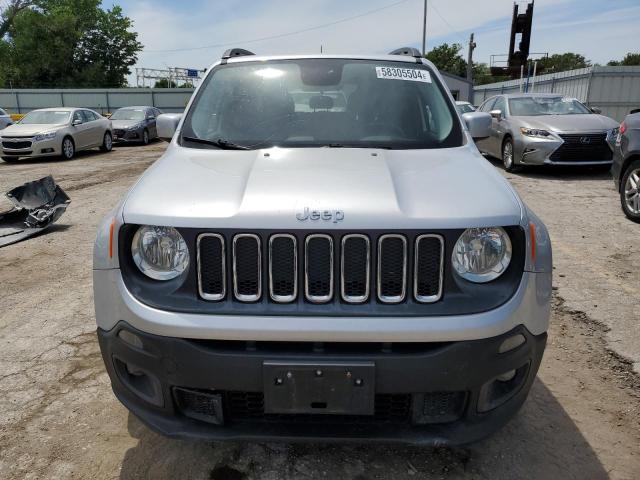 ZACCJABT1GPD02733 - 2016 JEEP RENEGADE LATITUDE SILVER photo 5