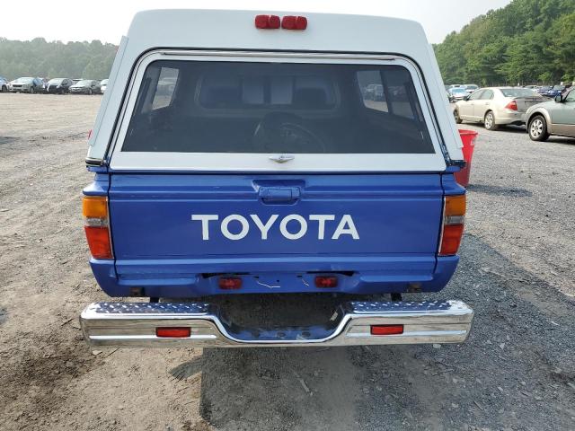 JT4RN50R8H0278192 - 1987 TOYOTA PICKUP 1/2 TON RN50 BLUE photo 6