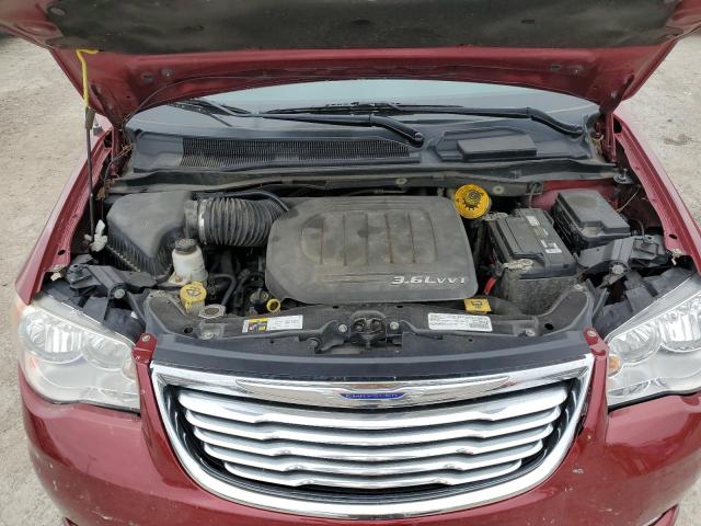 2C4RC1CG7GR303726 - 2016 CHRYSLER TOWN & COU TOURING L MAROON photo 12