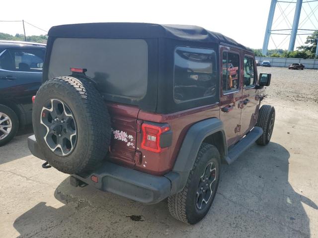 1C4HJXDN4MW709497 - 2021 JEEP WRANGLER U SPORT BURGUNDY photo 3