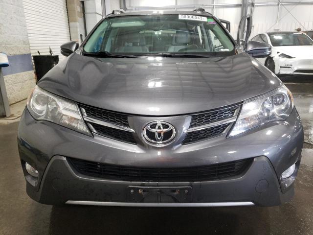 2T3RFREV9EW143305 - 2014 TOYOTA RAV4 XLE GRAY photo 5