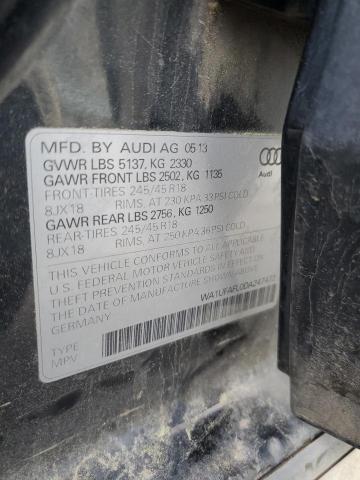 WA1UFAFL0DA247472 - 2013 AUDI A4 ALLROAD PREMIUM PLUS BLACK photo 13