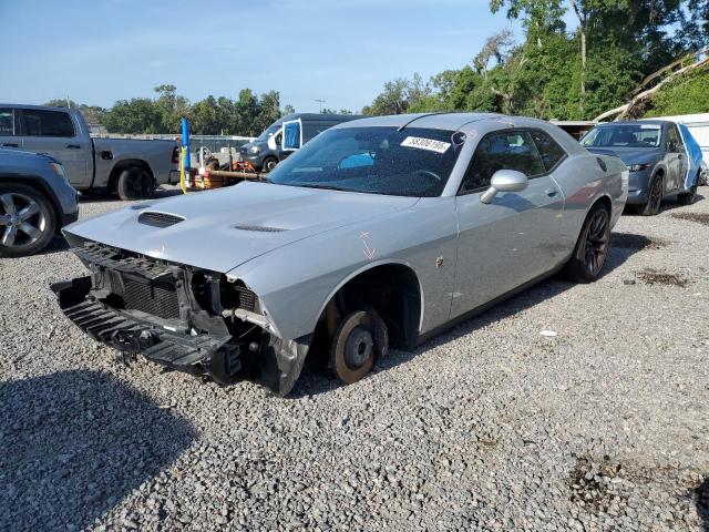 2C3CDZFJ4PH654886 - 2023 DODGE CHALLENGER R/T SCAT PACK SILVER photo 1