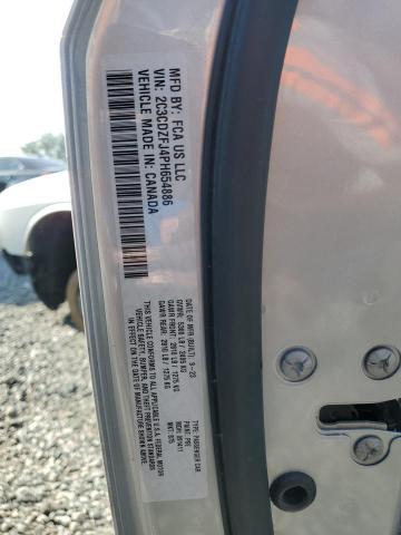 2C3CDZFJ4PH654886 - 2023 DODGE CHALLENGER R/T SCAT PACK SILVER photo 12