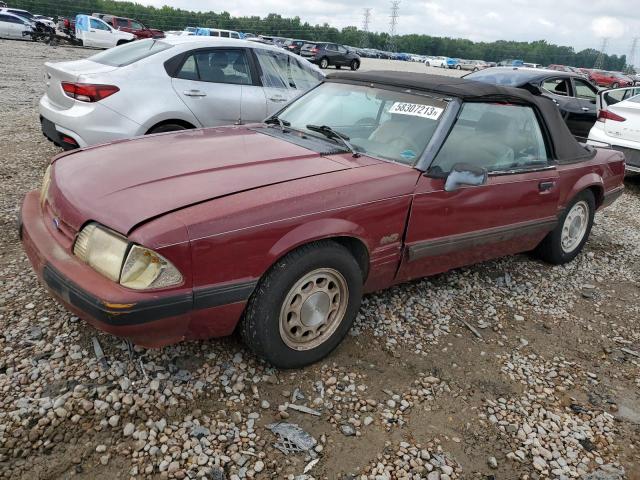 1FABP44E1KF255134 - 1989 FORD MUSTANG LX RED photo 1