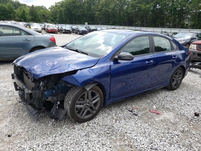 3KPF34AD2ME351936 - 2021 KIA FORTE GT LINE BLUE photo 1