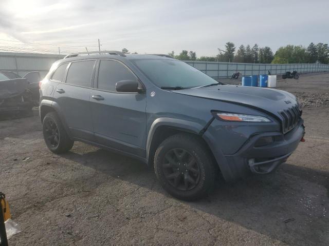 1C4PJMBS3EW308706 - 2014 JEEP CHEROKEE TRAILHAWK GRAY photo 4