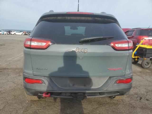 1C4PJMBS3EW308706 - 2014 JEEP CHEROKEE TRAILHAWK GRAY photo 6