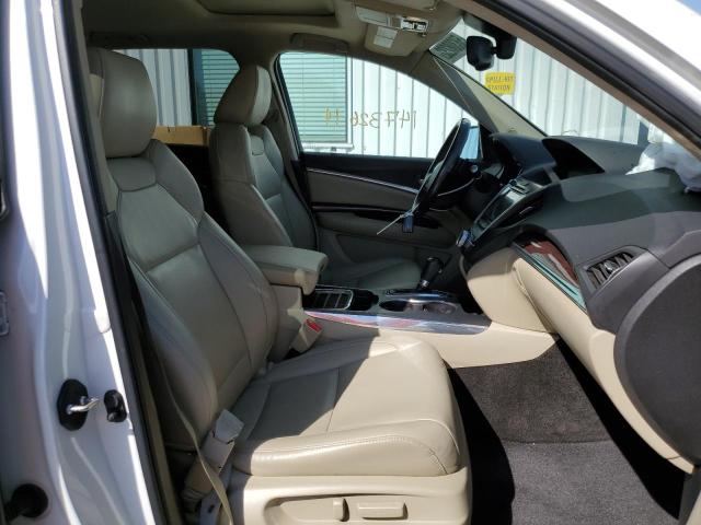 5FRYD4H4XEB008636 - 2014 ACURA MDX TECHNOLOGY WHITE photo 5