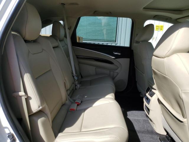 5FRYD4H4XEB008636 - 2014 ACURA MDX TECHNOLOGY WHITE photo 6