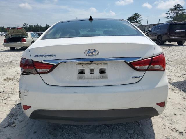 5NPEC4AC6EH850707 - 2014 HYUNDAI SONATA SE WHITE photo 6