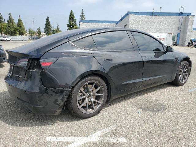 5YJ3E1EB5MF003076 - 2021 TESLA MODEL 3 BLACK photo 3