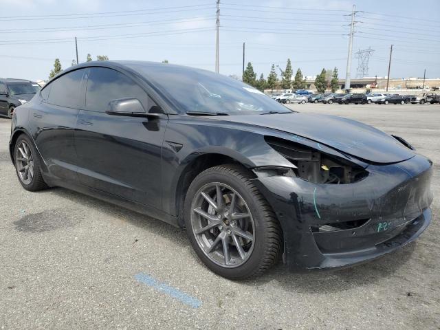 5YJ3E1EB5MF003076 - 2021 TESLA MODEL 3 BLACK photo 4