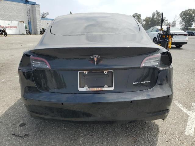 5YJ3E1EB5MF003076 - 2021 TESLA MODEL 3 BLACK photo 6
