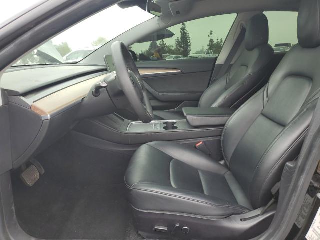 5YJ3E1EB5MF003076 - 2021 TESLA MODEL 3 BLACK photo 7