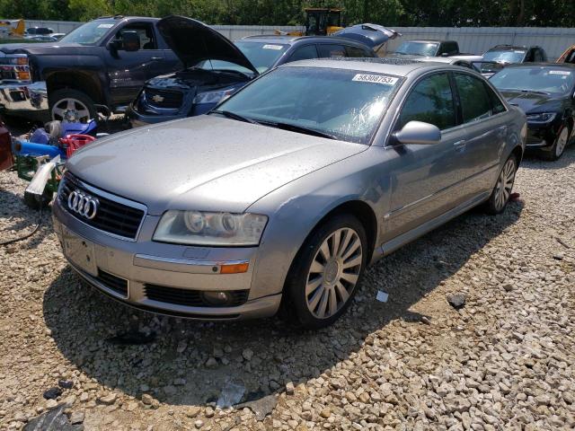 WAULL44E35N014340 - 2005 AUDI A8 4.2 QUATTRO GRAY photo 1