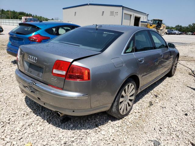 WAULL44E35N014340 - 2005 AUDI A8 4.2 QUATTRO GRAY photo 3