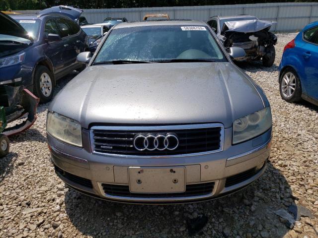 WAULL44E35N014340 - 2005 AUDI A8 4.2 QUATTRO GRAY photo 5