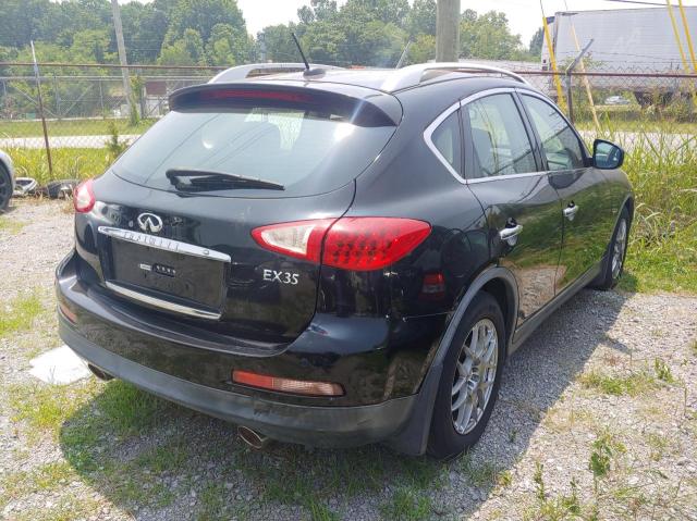 JNKAJ09F49M951685 - 2009 INFINITI EX35 BASE BLACK photo 4