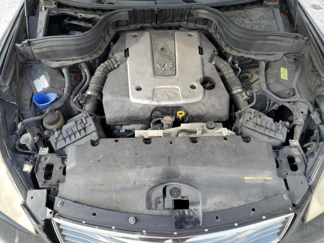 JNKAJ09F68M358649 - 2008 INFINITI EX35 BASE Սև լուսանկար 11