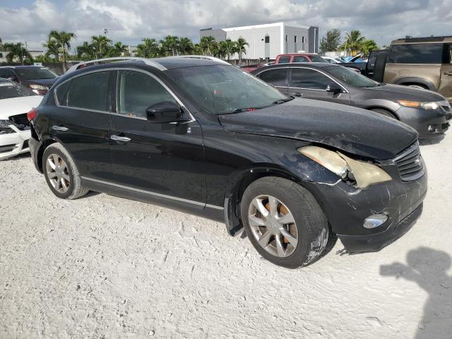 JNKAJ09F68M358649 - 2008 INFINITI EX35 BASE Սև լուսանկար 4