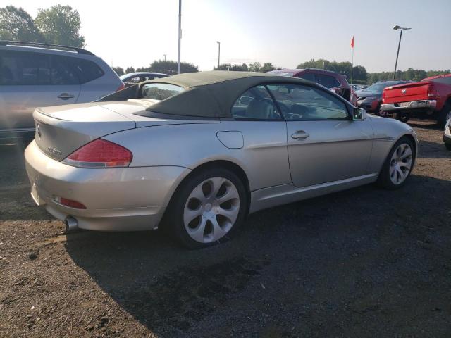 WBAEK73495B323219 - 2005 BMW 645 CI AUTOMATIC SILVER photo 3
