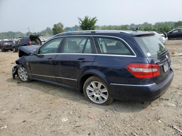 WDDHH8JBXCA593610 - 2012 MERCEDES-BENZ E 350 4MATIC WAGON BLUE photo 2