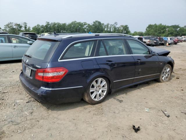 WDDHH8JBXCA593610 - 2012 MERCEDES-BENZ E 350 4MATIC WAGON BLUE photo 3