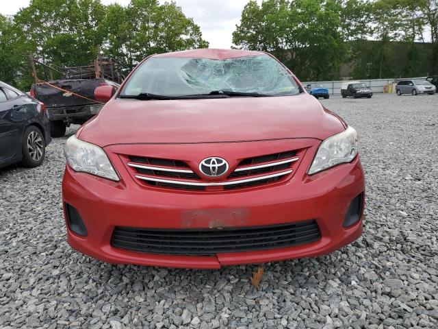 2T1BU4EE6DC973601 - 2013 TOYOTA COROLLA BASE RED photo 5