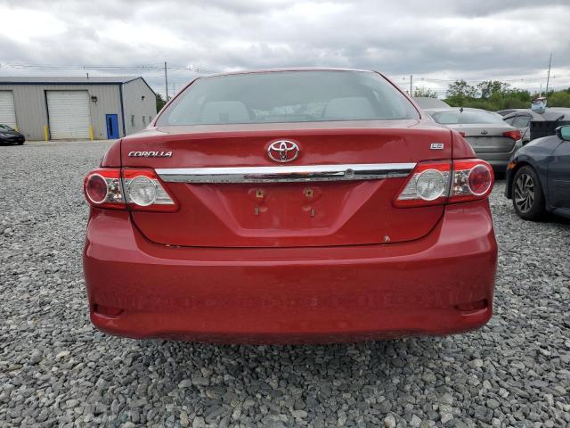 2T1BU4EE6DC973601 - 2013 TOYOTA COROLLA BASE RED photo 6