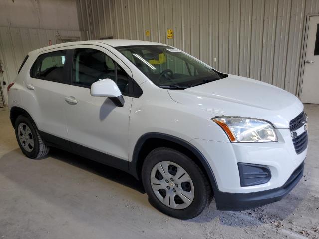 KL7CJKSB3FB131230 - 2015 CHEVROLET TRAX LS WHITE photo 4