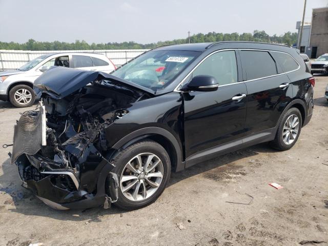 KM8SNDHF0KU306889 - 2019 HYUNDAI SANTA FE X SE BLACK photo 1