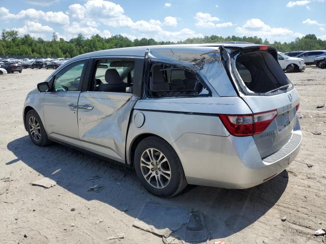 5FNRL5H46BB004738 - 2011 HONDA ODYSSEY EX SILVER photo 2