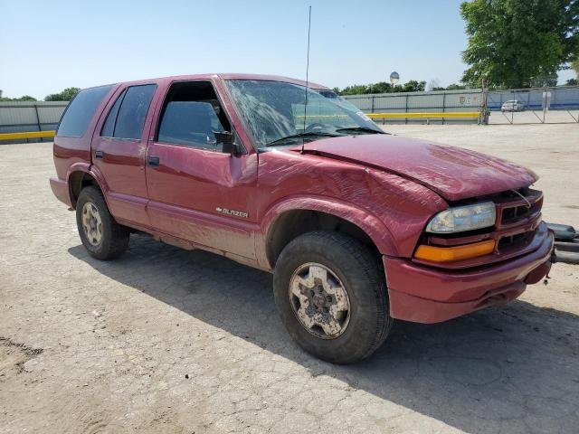 1GNDT13W72K171163 - 2002 CHEVROLET BLAZER MAROON photo 4