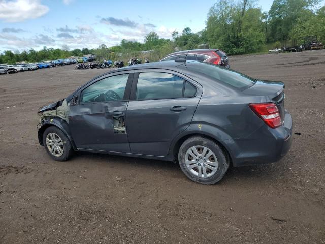 1G1JB5SH2H4163518 - 2017 CHEVROLET SONIC LS GRAY photo 2