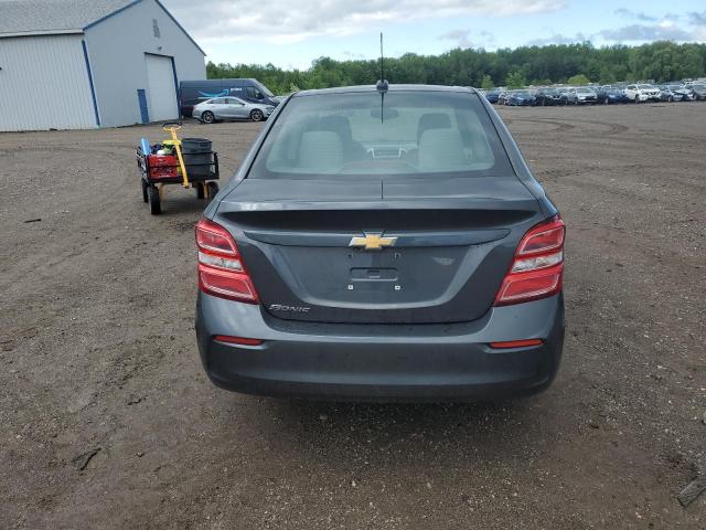1G1JB5SH2H4163518 - 2017 CHEVROLET SONIC LS GRAY photo 6