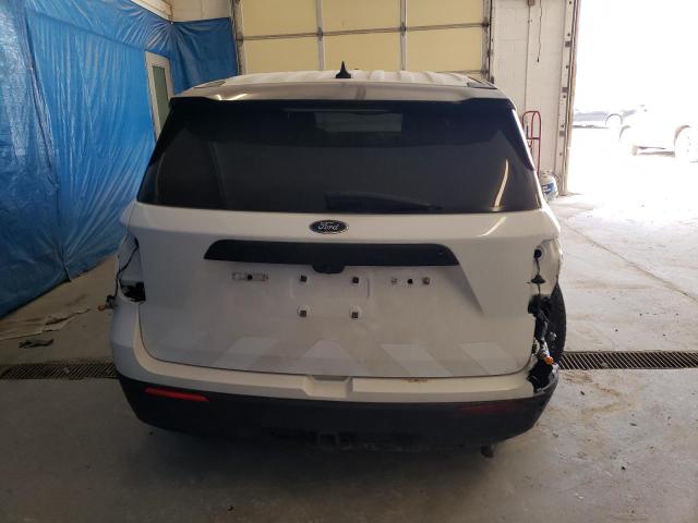 1FM5K8ABXLGA96936 - 2020 FORD EXPLORER POLICE INTERCEPTOR WHITE photo 6