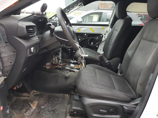 1FM5K8ABXLGA96936 - 2020 FORD EXPLORER POLICE INTERCEPTOR WHITE photo 7