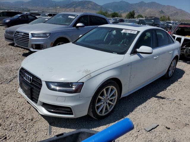 WAUFFAFLXEN028251 - 2014 AUDI S4 QUATTRO PREMIUM PLUS WHITE photo 1