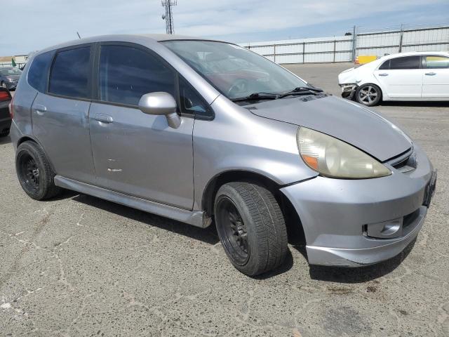JHMGD38637S040082 - 2007 HONDA FIT S ვერცხლისფერი ფოტო 4