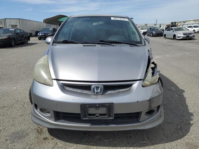 JHMGD38637S040082 - 2007 HONDA FIT S ვერცხლისფერი ფოტო 5