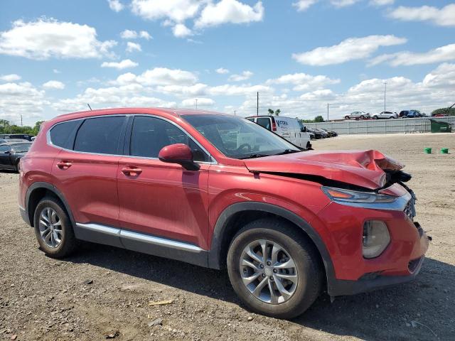 5NMS23AD8KH086988 - 2019 HYUNDAI SANTA FE SE RED photo 4