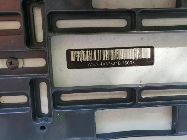 WBANA53534B175003 - 2004 BMW 5 SERIES I WHITE photo 12