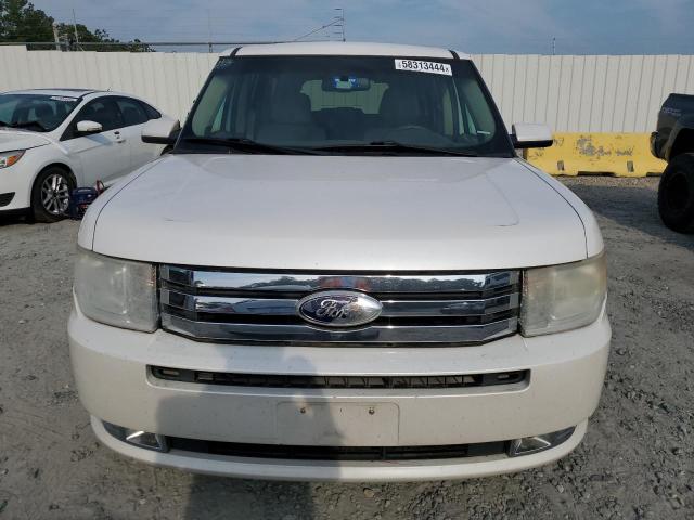 2FMGK5CC0BBD31671 - 2011 FORD FLEX SEL WHITE photo 5