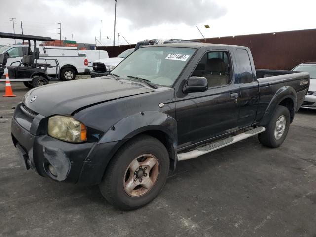 1N6ED26T92C352161 - 2002 NISSAN FRONTIER KING CAB XE BLACK photo 1