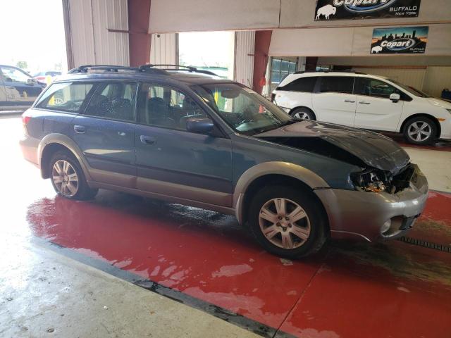 4S4BP62C957334018 - 2005 SUBARU LEGACY OUTBACK 2.5I LIMITED BLUE photo 4