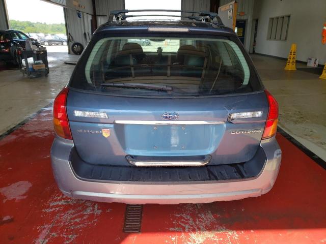 4S4BP62C957334018 - 2005 SUBARU LEGACY OUTBACK 2.5I LIMITED BLUE photo 6