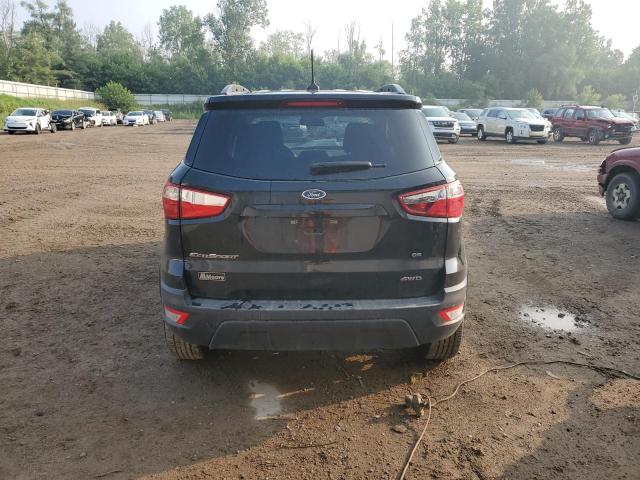 MAJ6S3GL1KC293212 - 2019 FORD ECOSPORT SE Negro foto 6