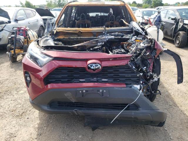 2T3C1RFV4PW266256 - 2023 TOYOTA RAV4 XLE PREMIUM BURGUNDY photo 5